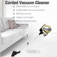 Portable Stick Wired Electric Vacuum Cleaners