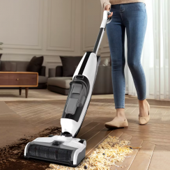 Smart Floor Cordless Vacuum Cleaner with Powerful Suction for Deep Clean