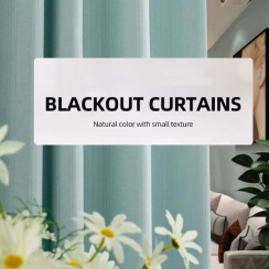 5 Pcs Living Room Luxury Blackout Window Curtains